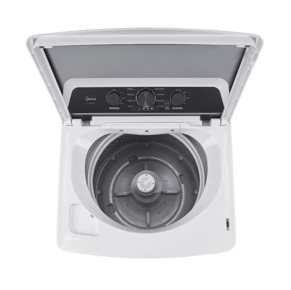 MLTW47A5BWW - Genuine OEM Midea 4.7 cu.ft. Top Load Washing Machine with 8 Pre-Set Wash Cycles